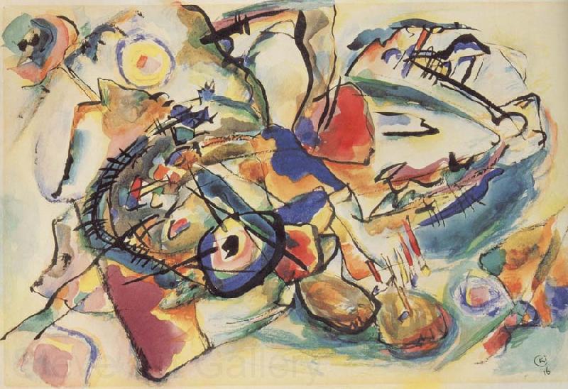 Wassily Kandinsky Kompozicio France oil painting art